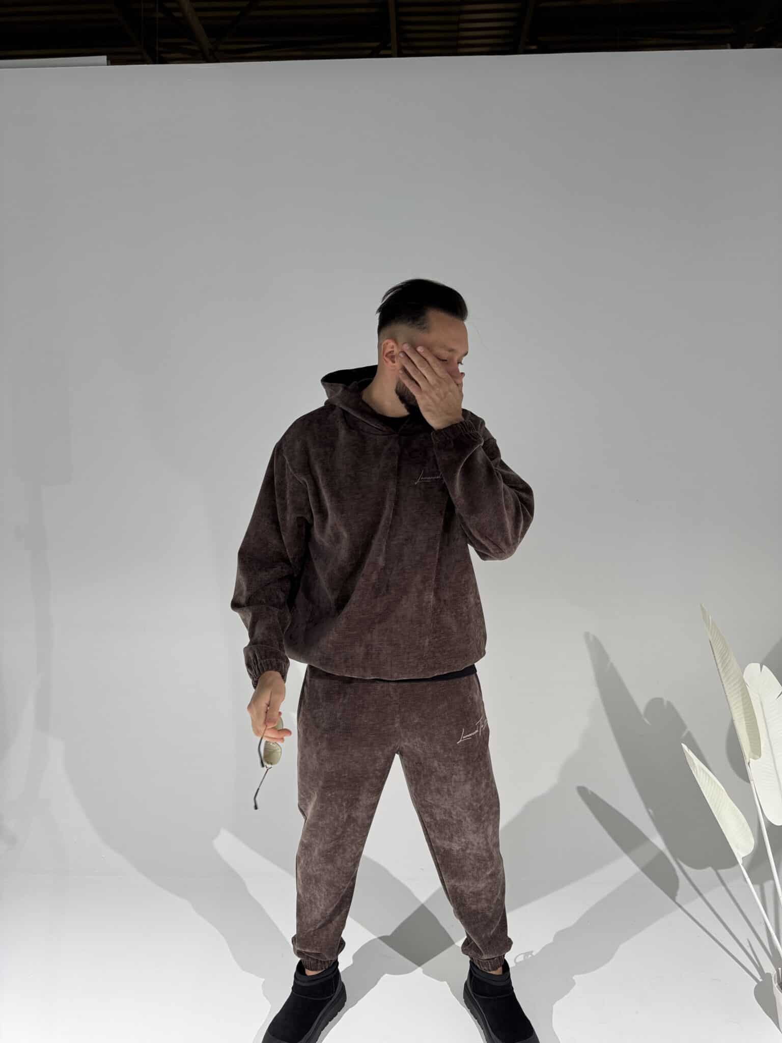 KOMPLET DRESOWY LAMANUEL THE LABEL KING CZEKOLADA